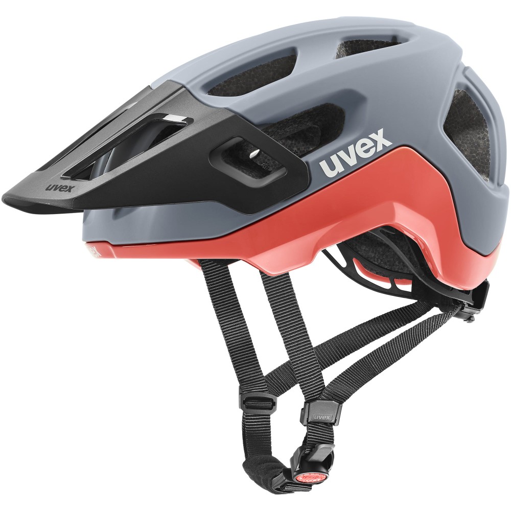Kask rowerowy Uvex React 10 rhino-apricot peach matt