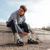 Skarpety z motywem wspinacza YY Vertical Rock Socks Climber Doodle