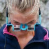 Okulary wspinaczkowe do asekuracji YY Vertical Plasfun Evo niebieski