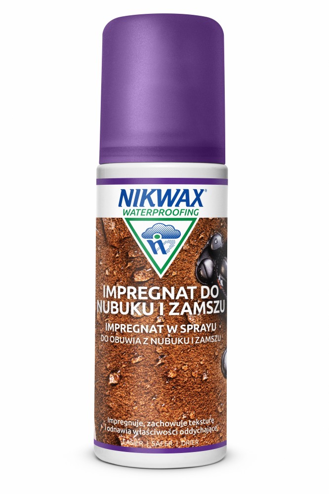 Impregnat do butów z nubuku i zamszu Nikwax 125 ml atomizer