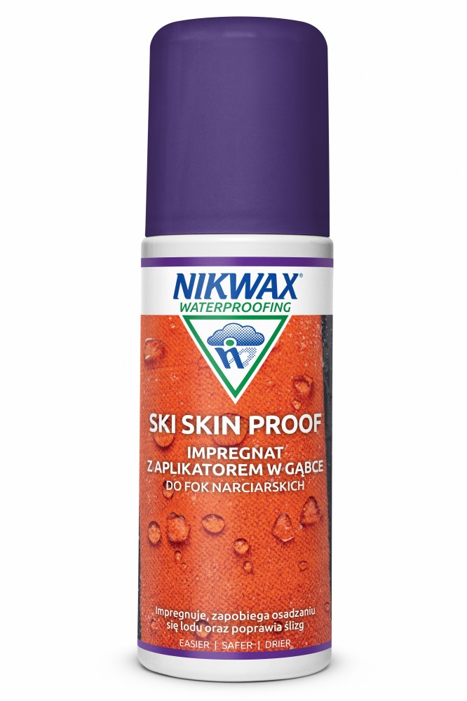Impregnat do fok narciarskich Nikwax Ski Skin Proof 125 ml gąbka
