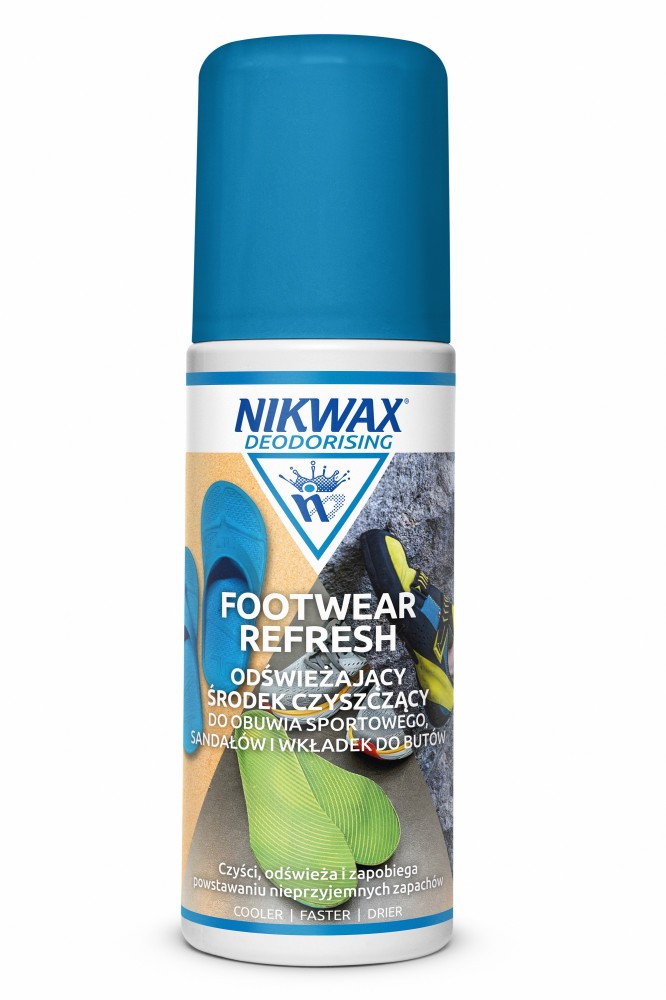 Środek czyszczący do butów sportowych, sandałów, wkładek Nikwax Footwear Refresh 125 ml