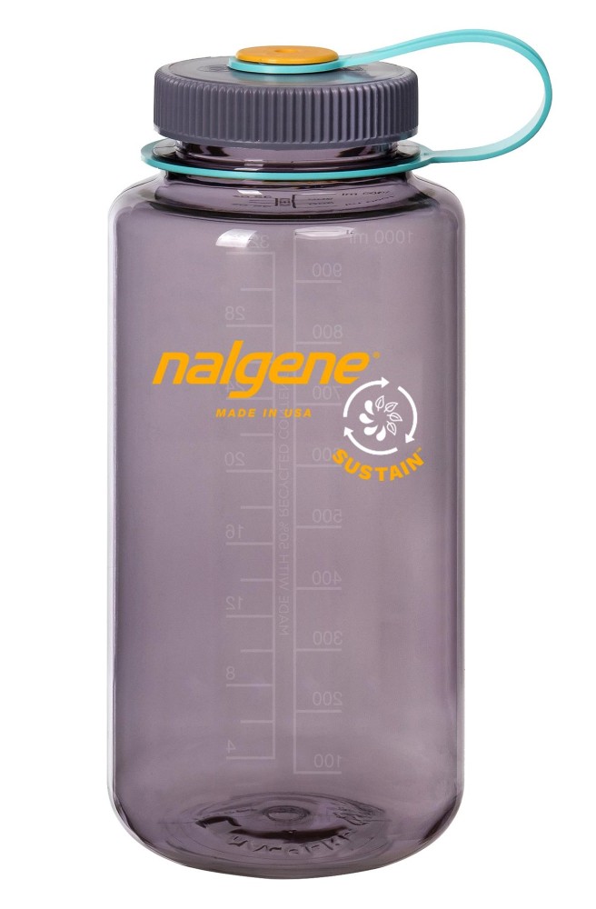 Butelka do wody z szerokim wlewem Nalgene Silo Tritan Sustain 1L WM Aubergine