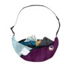 Saszetka na ramię torba składana Ticket to the Moon Upcycled Sling Bag Plum-Cloud TMSLB7877