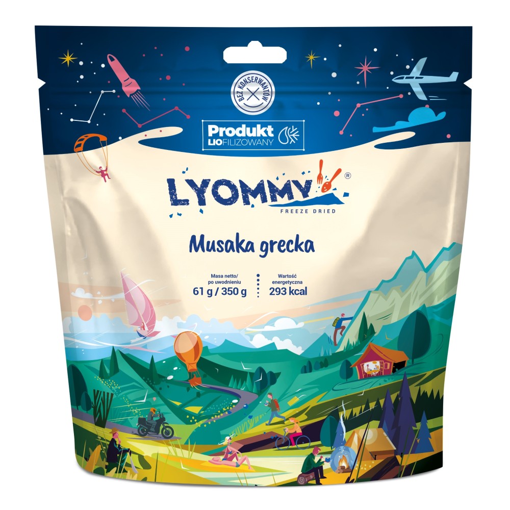 Liofilizat Lyommy Musaka grecka 350g