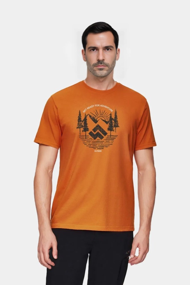 Koszulka męska T-shirt Alpinus Kitreli pomarańczowy