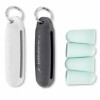 Zestaw stoperów zatyczek podróżnych do uszu w silikonowym etui Matador Travel Earplugs Kit charcoal-light grey