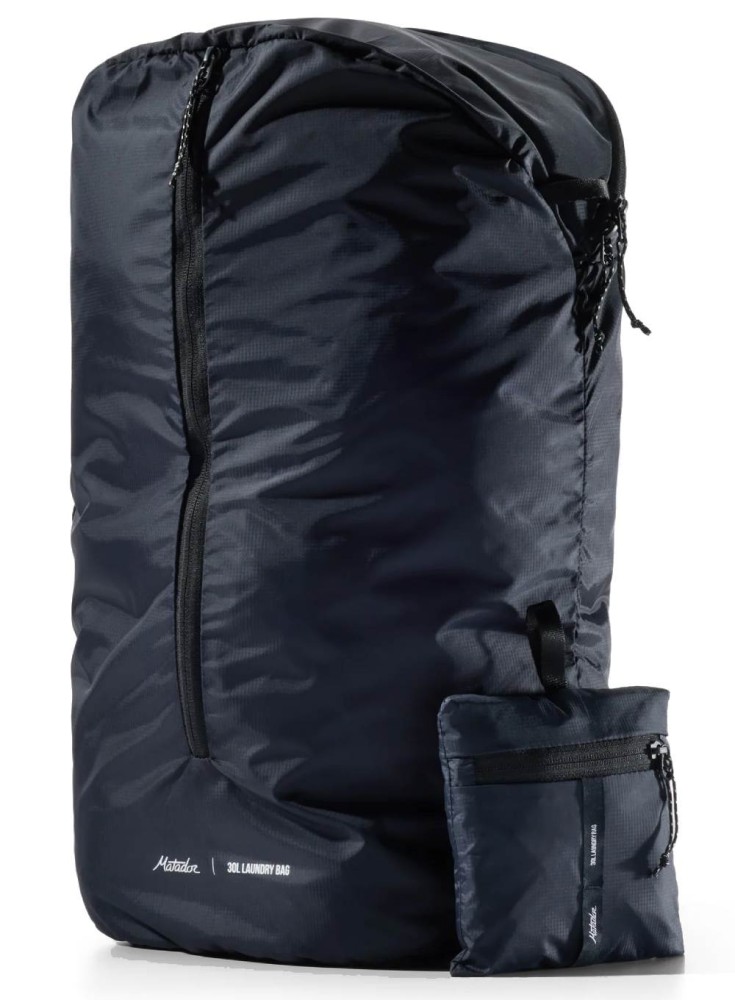 Worek na pranie kompaktowy nylonowy Matador Packable Laundry Bag 30l czarny