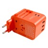 Adapter podróżny do ładowania Matador Global Travel Adapter Forget me not orange