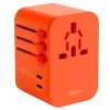 Adapter podróżny do ładowania Matador Global Travel Adapter Forget me not orange