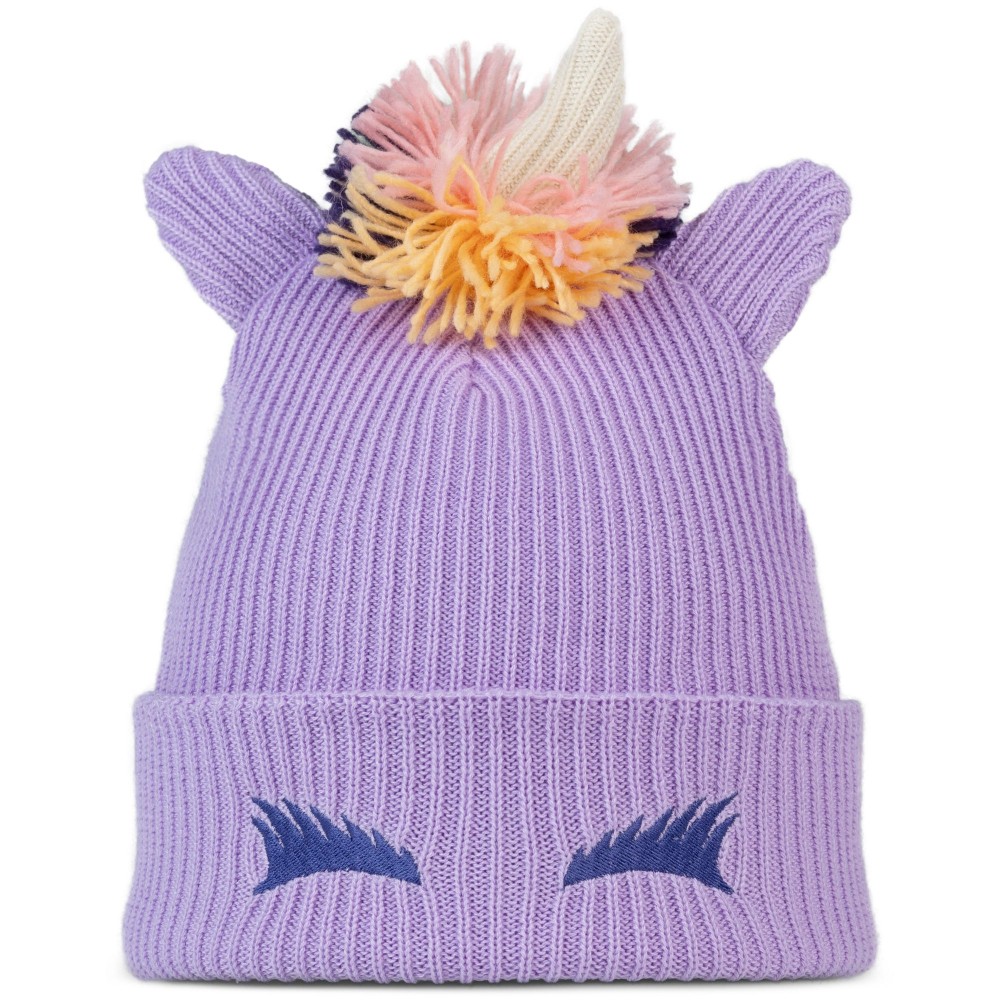 Czapka zimowa dziecięca Buff Knittef Beanie Fun Unicorn Grape Ice