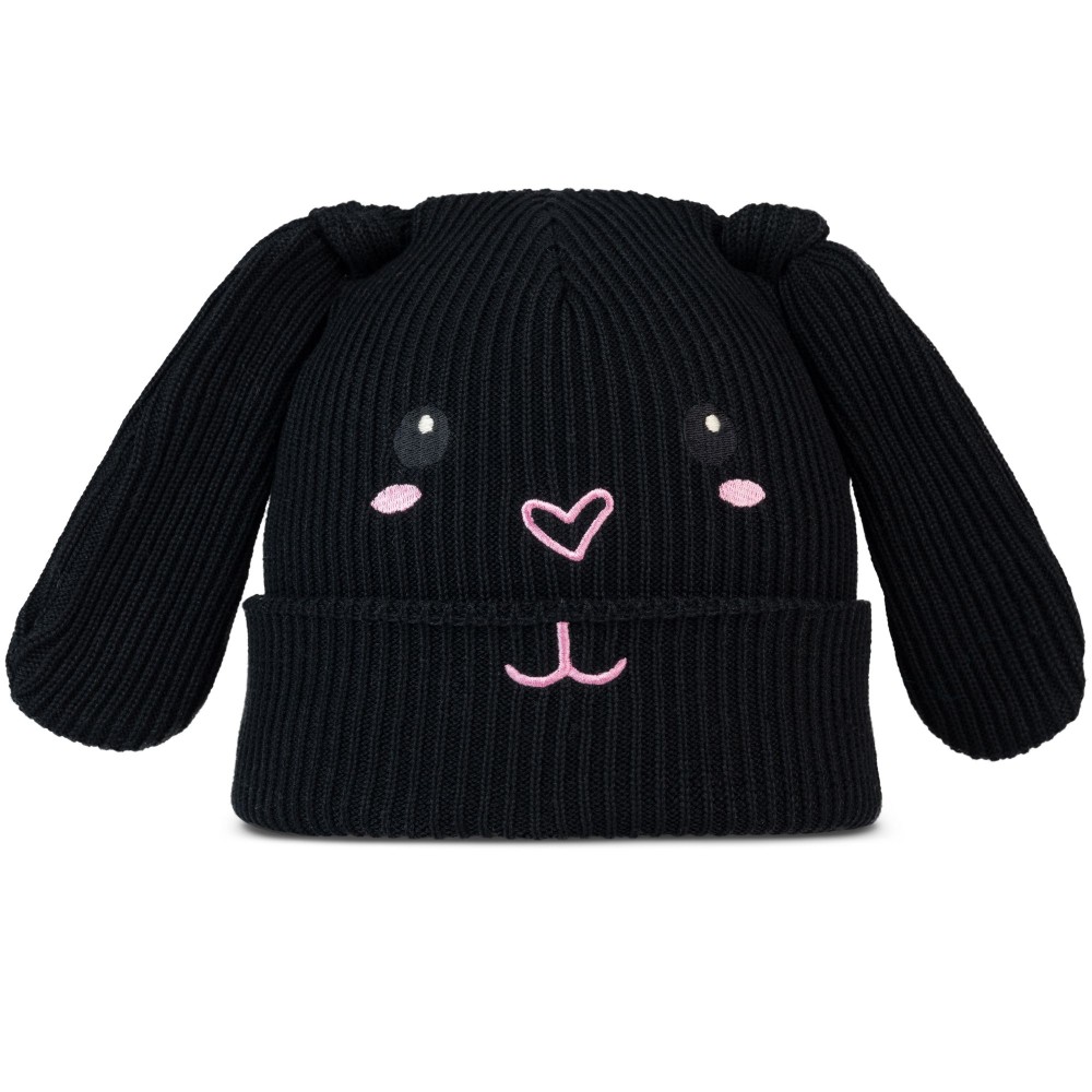 Czapka zimowa dziecięca Buff Knittef Beanie Fun Rabbit Black