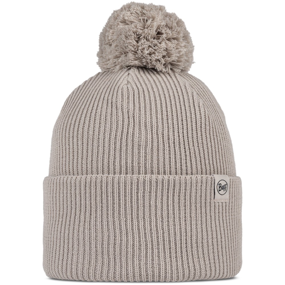 Czapka zimowa z pomponem Buff Knitted Beanie Renvi Birch Gray