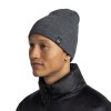 Czapka zimowa z polarową podszewką Buff Knitted & Full Fleece Beanie Renvi Grey Heather