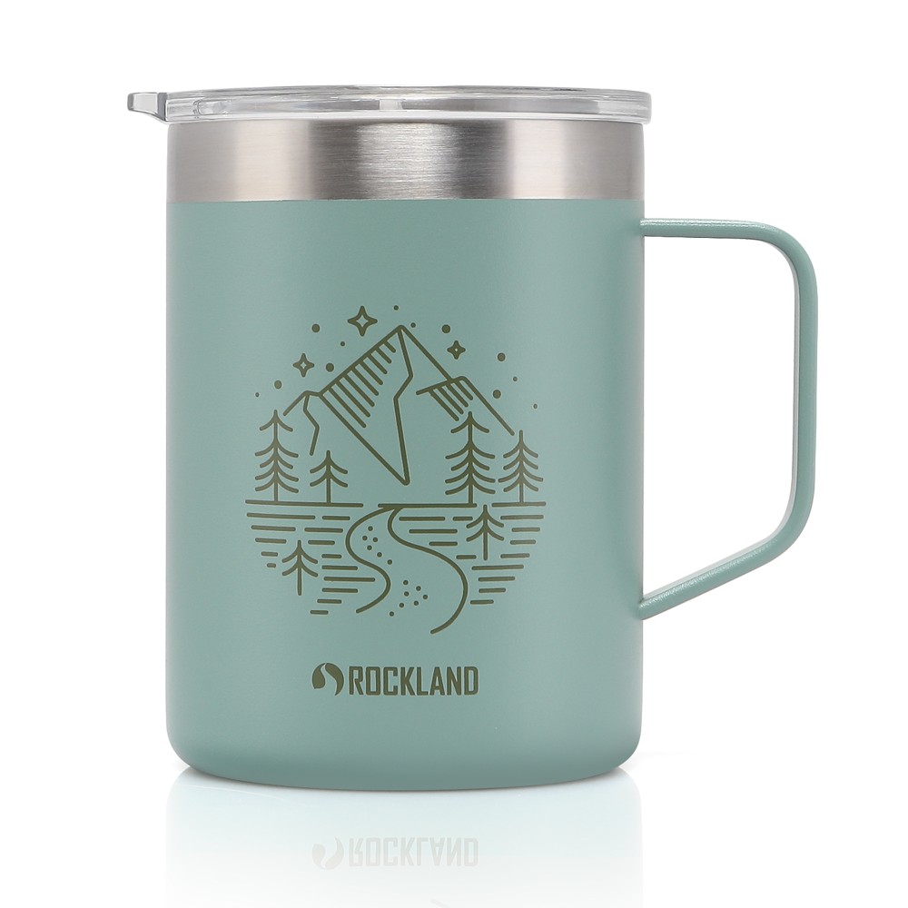 Kubek turystyczny Rockland Camp Mug 350 ml zielony