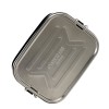 Stalowy lunchbox pojemnik na jedzenie Rockland Sirius M 800 ml czarny