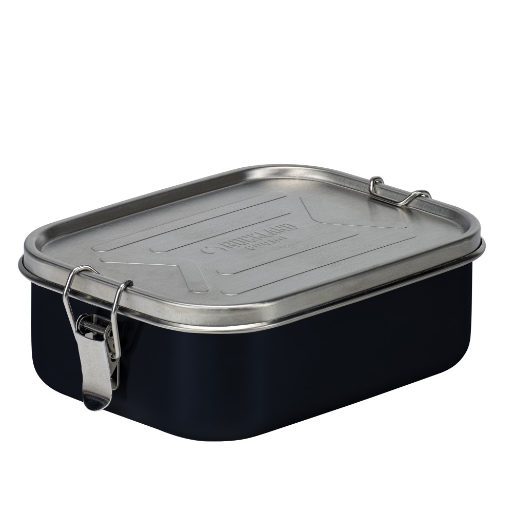 Stalowy lunchbox pojemnik na jedzenie Rockland Sirius M 800 ml czarny
