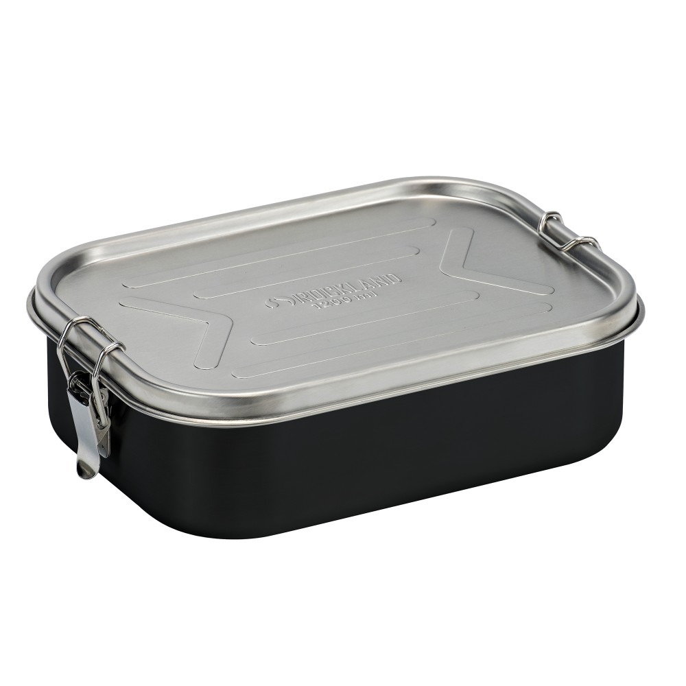 Stalowy lunchbox pojemnik na jedzenie Rockland Sirius L 1200 ml czarny