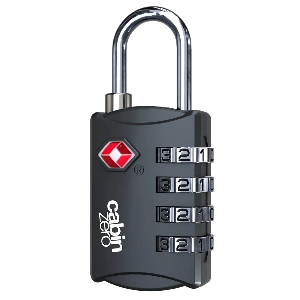 Kłódka turystyczna na szyfr CabinZero TSA Travel Lock Original Grey