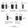 Kłódka turystyczna na szyfr CabinZero TSA Travel Lock Aruba Blue