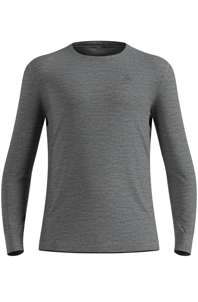 Koszulka męska termoaktywna z długim rękawem Odlo Merino 200 szary