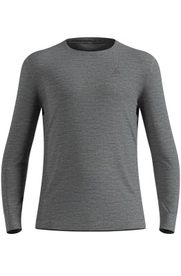 Koszulka męska termoaktywna z długim rękawem Odlo Merino 200 szary 