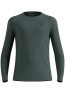 Koszulka męska termoaktywna z długim rękawem Odlo Merino 200 zielony
