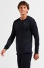 Koszulka męska termoaktywna z długim rękawem Odlo Merino 200 czarny