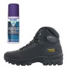 Buty trekkingowe damskie Kaiteki 10242 brązowy w zestawie z impregnatem
