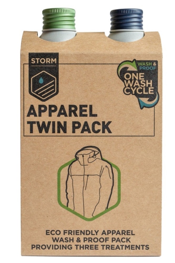 Zestaw do pielęgnacji odzieży Storm Apparel Proofer Twin (Wash In) 2 x 225ml