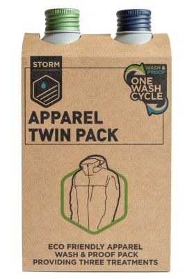 Zestaw do pielęgnacji odzieży Storm Apparel Proofer Twin (Wash In) 2 x 225ml