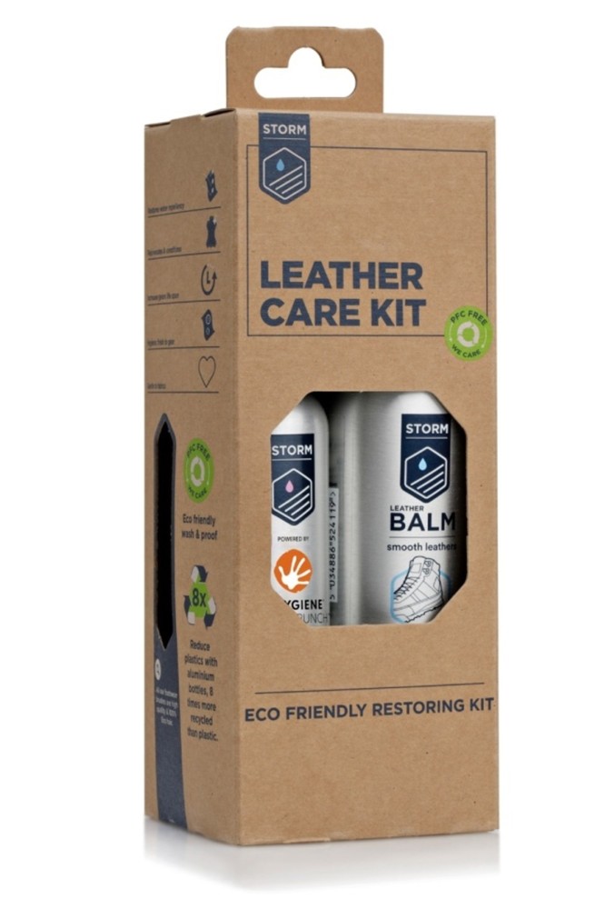 Zestaw pielęgnacyjny do obuwia skórzanego Storm Leather Kit