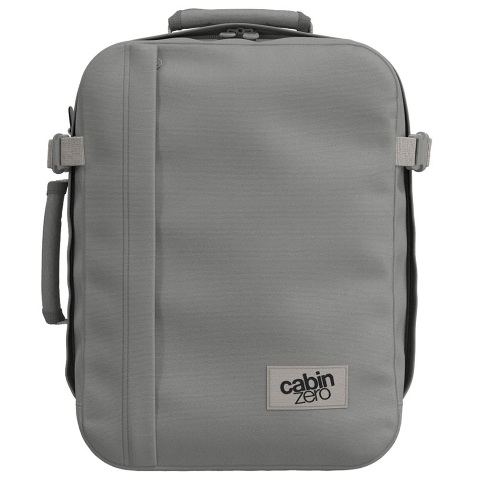 Plecak bagaż podręczny do samolotu z kieszenią na laptop CabinZero Classic Tech 28L CZ33 Silver Storm (40x30x20cm Ryanair, Wizz Air)