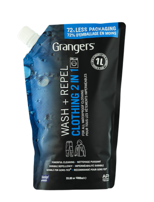 Płyn do prania i impregnacji odzieży turystycznej Granger's Clothing Wash&amp;Repel 2in1 uzupełnienie 1 L