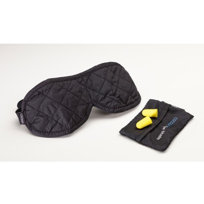 Opaska podróżna na oczy Cocoon Eye Shades black-grey