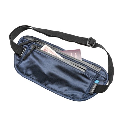 Saszetka biodrowa podróżna z jedwabiu Cocoon Secret Waist Wallet - Silk night sky