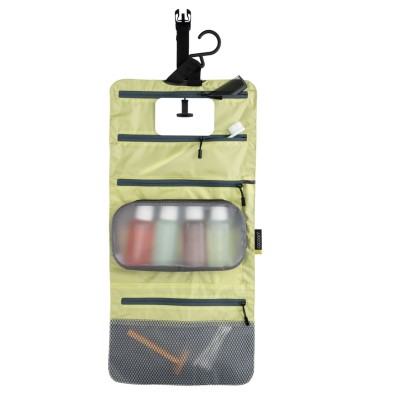 Kosmetyczka podróżna wisząca Cocoon Hanging Toiletry Kit Minimalist Light star grey-wild lime