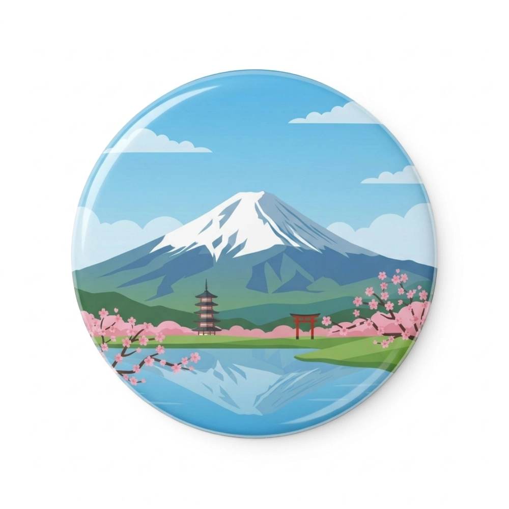 Przypinka turystyczna gora fuji.webp