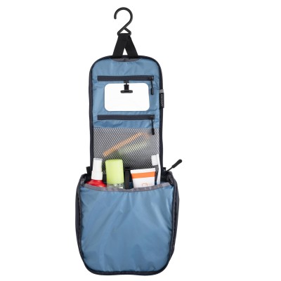 Kosmetyczka podróżna Cocoon Toiletry Kit Allrounder Light ash blue -phantom black L