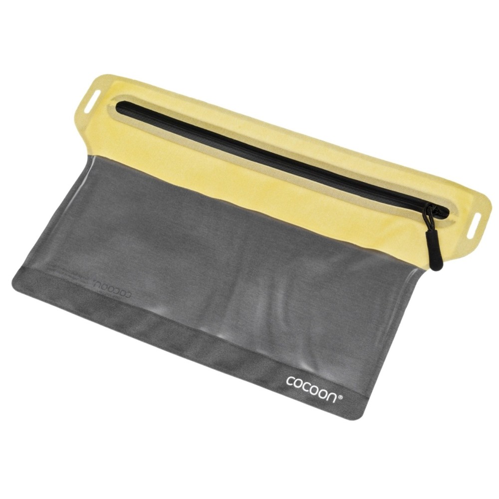 Etui na dokumenty Cocoon Zippered Flat Document Bag grey-yellow M 27 x 22 cm