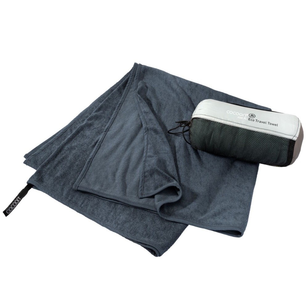 Ręcznik szybkoschnący z Lyocell Cocoon Eco Travel Towel Lyocell XL 150 x 80 cm deep ocean