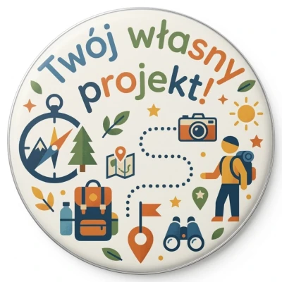 Personalizowana przypinka button Mohilo Stworzymy Twoją wymarzoną przypinkę 32mm