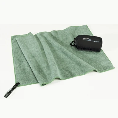 Ręcznik szybkoschnący frotte Cocoon Microfiber Towel Terry XL 150 x 80 cm bamboo green 
