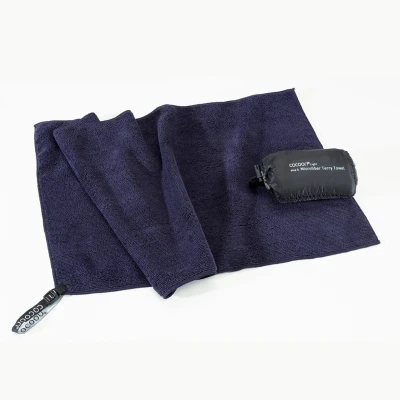 Ręcznik szybkoschnący frotte Cocoon Microfiber Towel Terry XL 150 x 80 cm dolphin blue