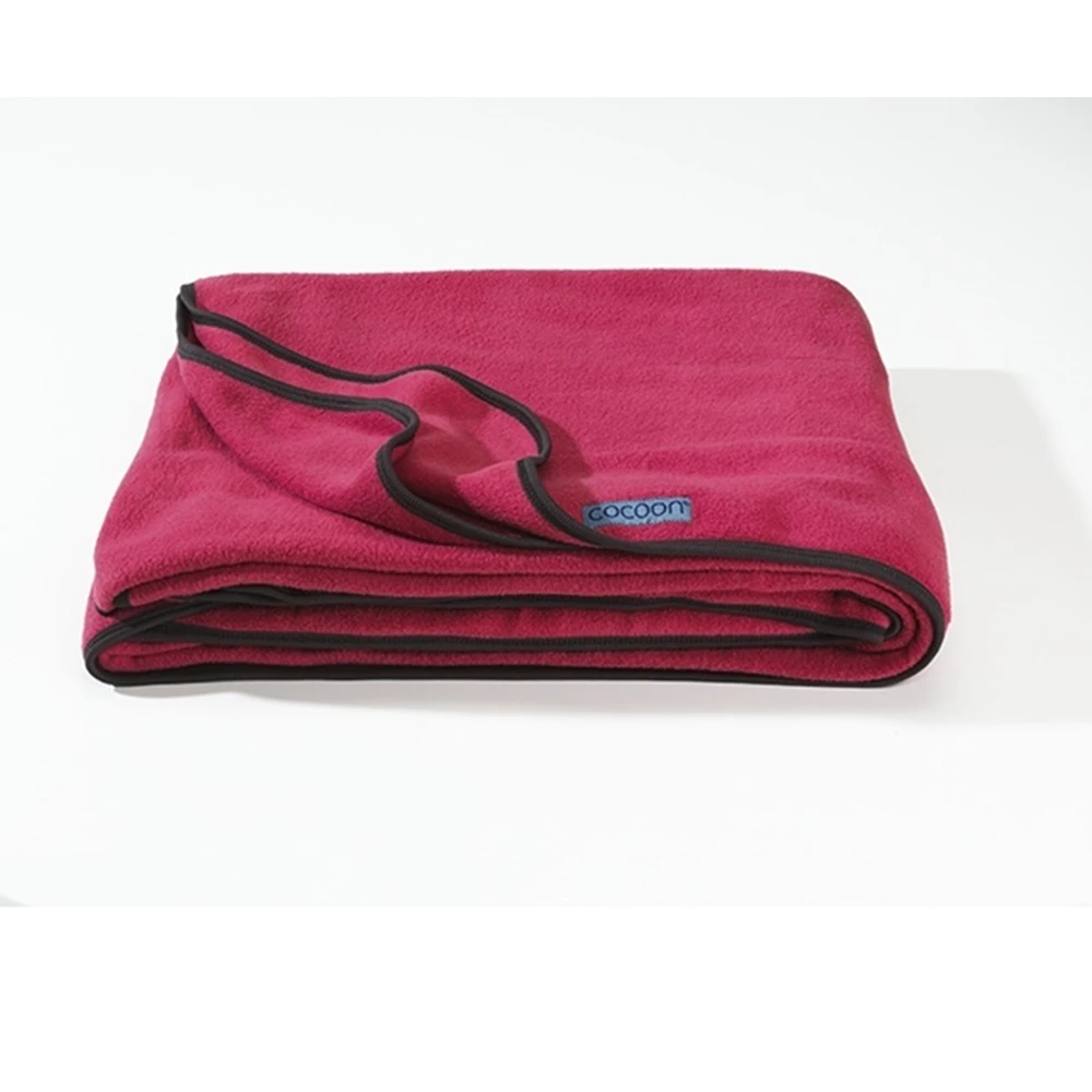 Koc z polaru Cocoon Fleece Blanket 200 x 160 cm raspberry