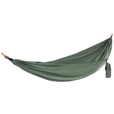 Hamak jednoosobowy z pasem do montażu Cocoon Hammock Travel Single set cypress green