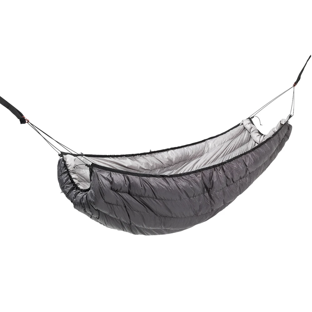 Podpinka z naturalnego puchu pod hamak Cocoon Hammock Underquilt Down tempest gray-silverbird