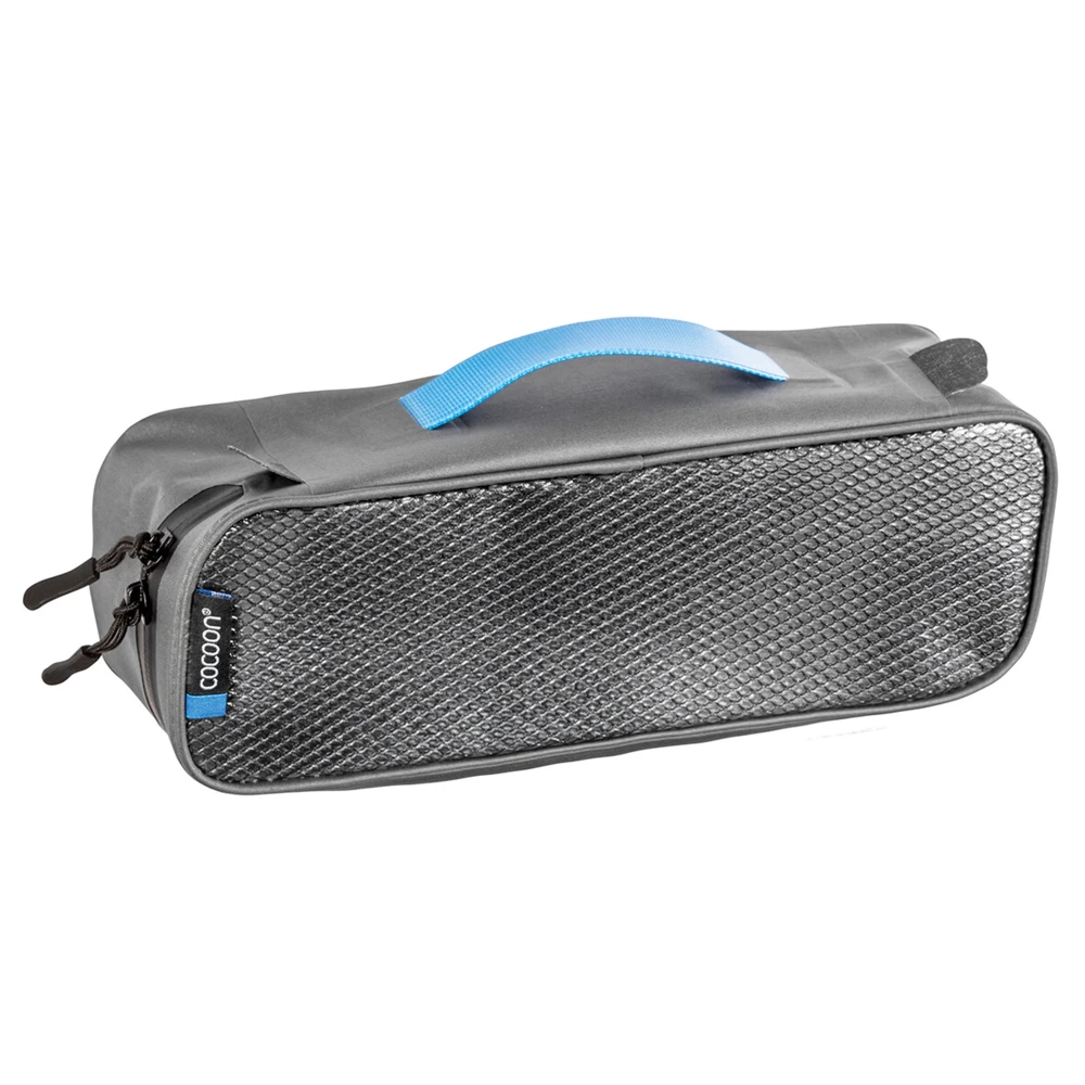 Organizer podróżny z siatką Cocoon Packing Cube Laminated Net Top grey-black S 28 x 10 x 8 cm