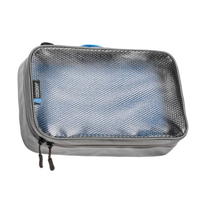 Organizer podróżny z siatką Cocoon Packing Cube Laminated Net Top grey-black M 28 x 18 x 8 cm