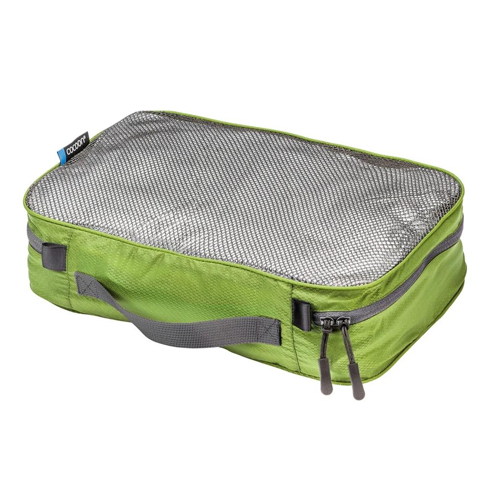 Organizer podróżny z siatką Cocoon Packing Cube Ultralight olive green M 28 x 18 x 8 cm